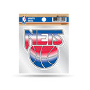 Nets Clear Backer Decal W/ Retro Logo (4"X4")