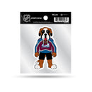 Avalanche Mascot 4X4 Clear Backer Sports Decal