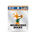 Bucks Clear Backer Decal W/ Retro Logo (4"X4")
