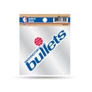 Wizards Clear Backer Decal W/ Retro Logo (4"X4")