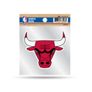Bulls Clear Backer Decal W/ Primary Logo (4"X4")