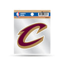 Cavaliers Clear Backer Decal W/ Primary Logo (4"X4")