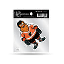 Flyers  Clear Backer Decal W/ Mascot Logo (4"X4")
