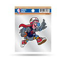 Clippers Clear Backer Decal W/ Mascot Logo (4"X4")