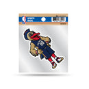 Pelicans Clear Backer Decal W/ Mascot Logo (4"X4")