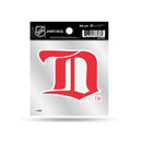 Red Wings  Clear Backer Decal W/ Retro Logo (4"X4")