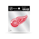 Red Wings Clear Backer Decal with Primary Logo (4" x 4")
