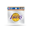 Lakers 4"X4" Clear Backer Decal