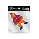 Canadiens  Clear Backer Decal W/ Mascot Logo (4"X4")