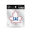 Canadiens  Clear Backer Decal W/ Retro Logo (4"X4")