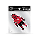 Devils  Clear Backer Decal W/ Mascot Logo (4"X4")