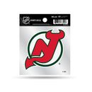 Devils  Clear Backer Decal W/ Retro Logo (4"X4")