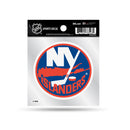 Islanders  Clear Backer Decal W/ Retro Logo (4"X4")