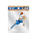 Nuggets Clear Backer Decal W/ Mascot Logo (4"X4")