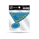 St. Louis Blues Clear Backer Decal W/ Primary Logo (4"X4")