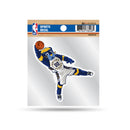 Pacers Clear Backer Decal W/ Mascot Logo (4"X4")