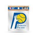 Pacers Clear Backer Decal W/ Retro Logo (4"X4")