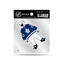 Maple Leafs  Clear Backer Decal W/ Mascot Logo (4"X4")