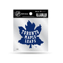 Maple Leafs  Clear Backer Decal W/ Retro Logo (4"X4")