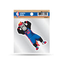 Pistons Clear Backer Decal W/ Mascot Logo (4"X4")
