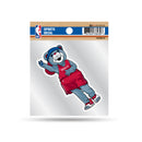 Rockets Clear Backer Decal W/ Mascot Logo (4"X4")