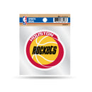 Rockets Clear Backer Decal W/ Retro Logo (4"X4")