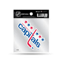 Capitals  Clear Backer Decal W/ Retro Logo (4"X4")