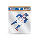 76ers Clear Backer Decal W/ Mascot Logo (4"X4")