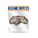 Spurs / Mossy Oak Camo Break-Up 4X4 Weeded Decal On Clear Backer