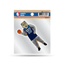 Timberwolves Clear Backer Decal W/ Mascot Logo (4"X4")