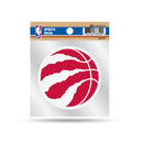 Raptors Clear Backer Decal W/ Primary Logo (4"X4")
