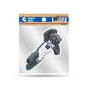 Grizzlies Clear Backer Decal W/ Mascot Logo (4"X4")