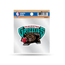 Grizzlies Clear Backer Decal W/ Retro Logo (4"X4")