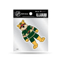 Wild  Clear Backer Decal W/ Mascot Logo (4"X4")