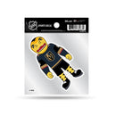 Golden Knights  Clear Backer Decal W/ Mascot Logo (4"X4")
