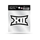 Big12 4X4 Clear Backer Sports Decal