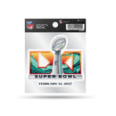 Super Bowl LXI Generic 4x4 Clear Backer Sports Decal