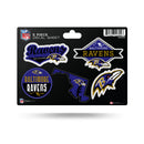 Ravens 5-Pc Sticker Sheet