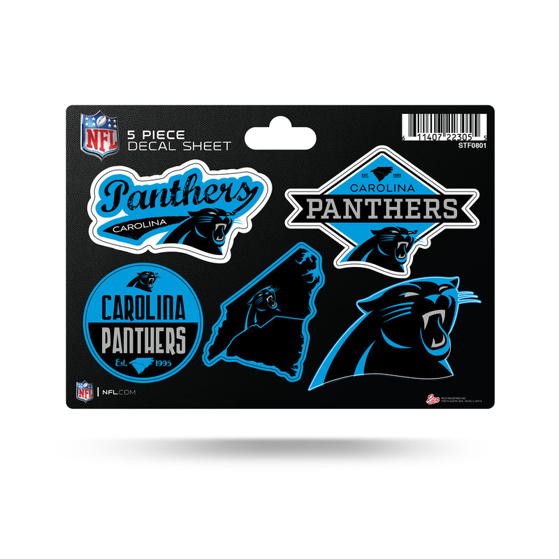 Panthers 5-Pc Sticker Sheet