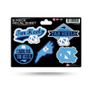 North Carolina University 5-Pc Sticker Sheet