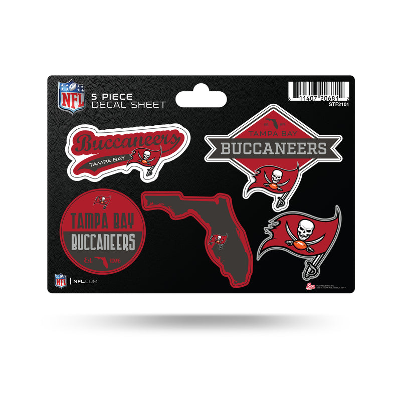 Buccane'ers 5-Pc Sticker Sheet