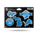 Lions 5-Pc Sticker Sheet