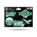 Philadelphia Eagles Retro 5-Piece Sticker Sheet