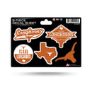 Texas University 5-Pc Sticker Sheet