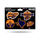 UTEP 5 Piece Decal Sheet