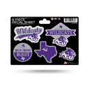 Abilene Christian 5 Piece Decal Sheet