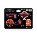 Syracuse Orange 5-Piece Sticker Sheet