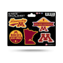 Minnesota Golden Gophers 5-Piece Sticker Sheet