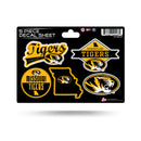 Missouri University Weeded 5-Pc Sticker Sheet