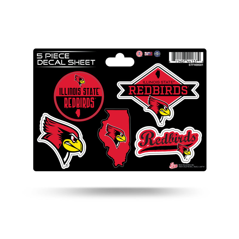Illinois State 5-Pc Sticker Sheet